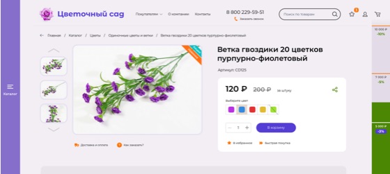 Выбор цвет